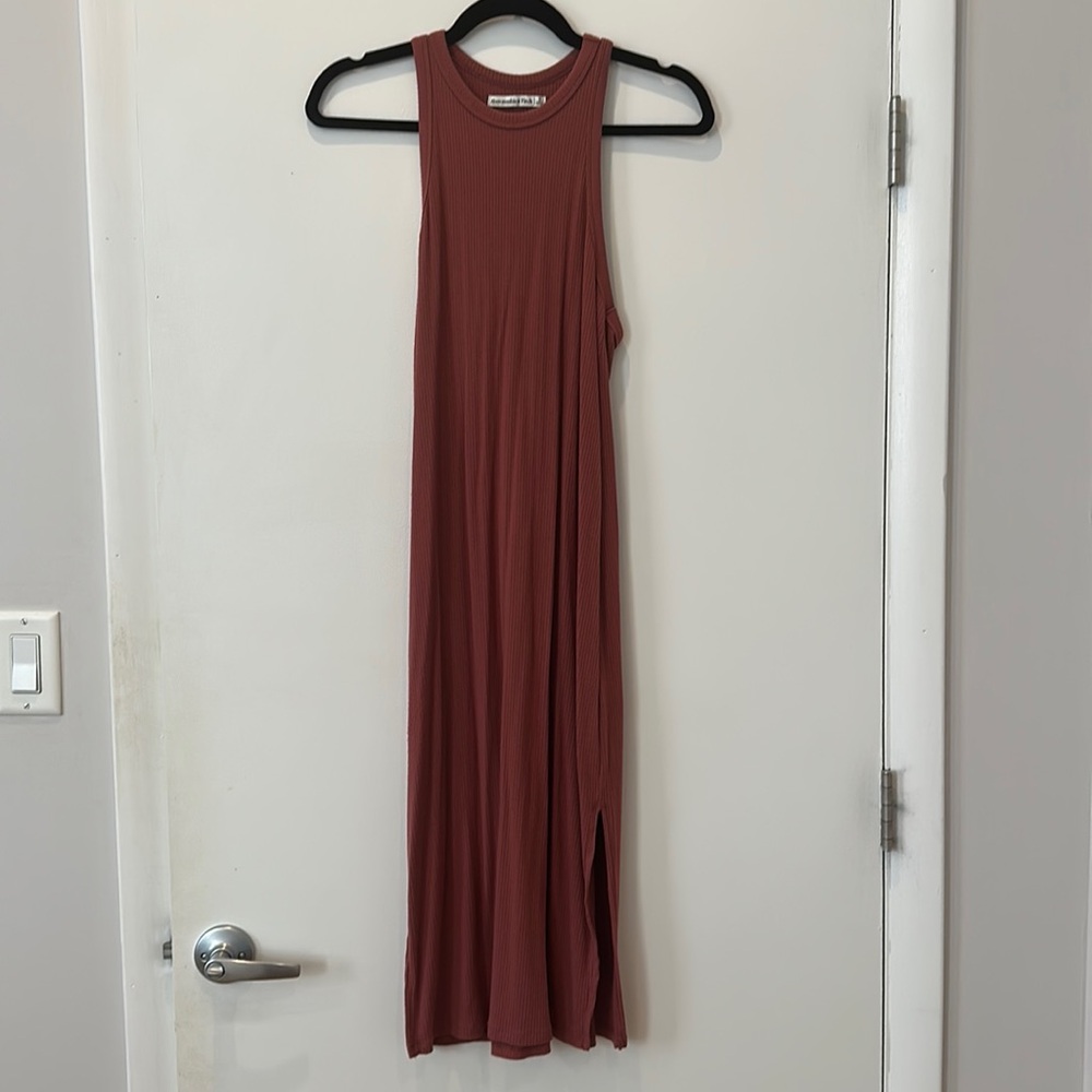 Abercrombie racer tank knit dress